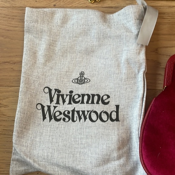 VIVIENNE WESTWOOD Red Velvet crossbody bag - Picture 3 of 10